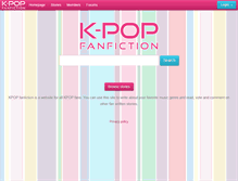 Tablet Screenshot of kpopfanfiction.com